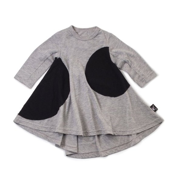 Nununu Circle 360 Dress Heather Grey - Picture 1 of 3